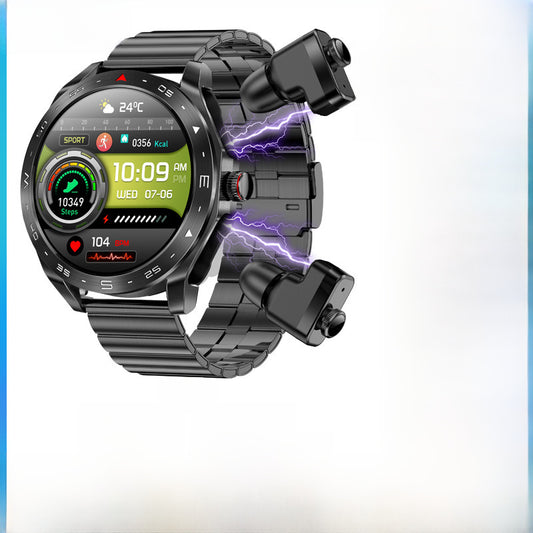 SMART WATCH -T95 Smart Watch TWS Bluetooth Headset Two-in-one Multi-function Heart Rate Blood Pressure Multi-sports HD Large Screen Watch