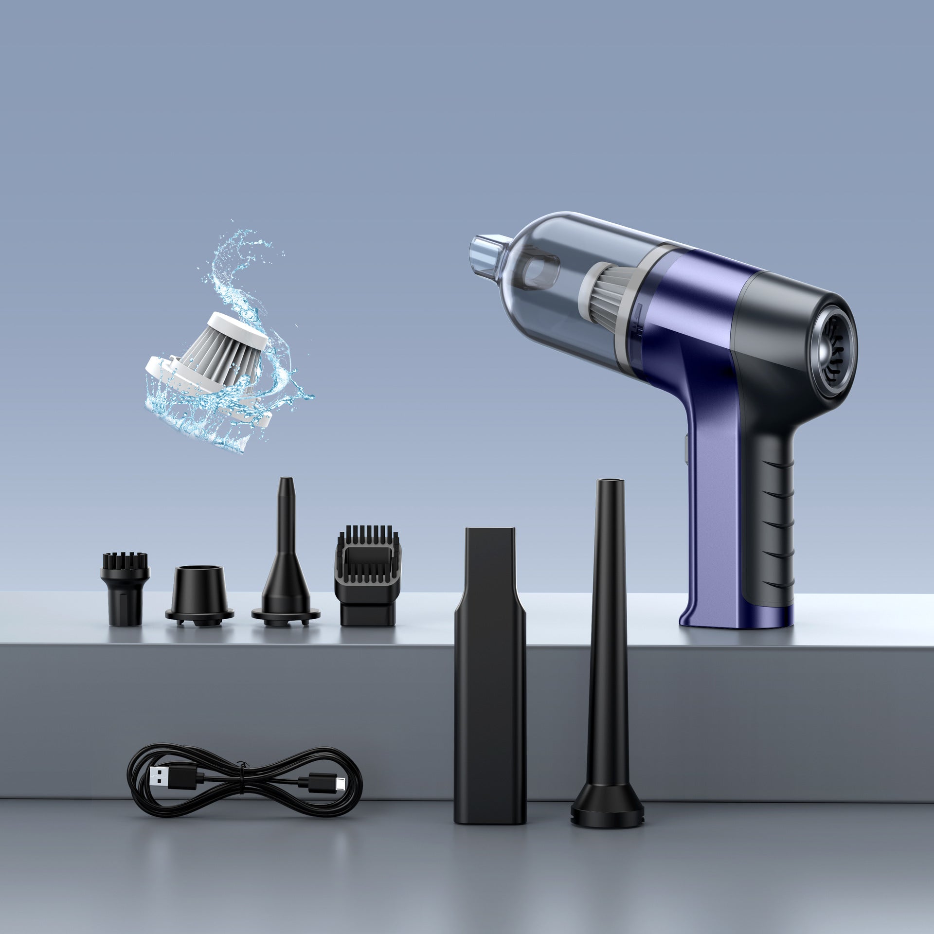 New Car Vacuum Cleaner Wholesale Household Mini Blow Suction Integrated Portable Wireless Handheld Car Vacuum Cleaner