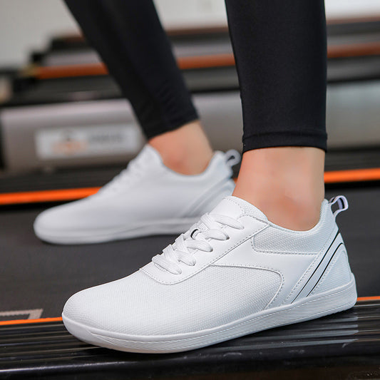 Women's Sports Casual Shoes Breathable Soft Bottom Couple Flying Woven Flat Foot Comfortable Walking Shoes