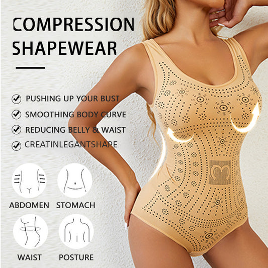 One-piece Corset Backless Strap Bottoming Belly Contracting Triangle Breasted Bodybuilding Tight Underwear