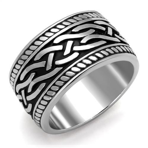 Tribal Men Stainless Steel Epoxy Rings TK2239