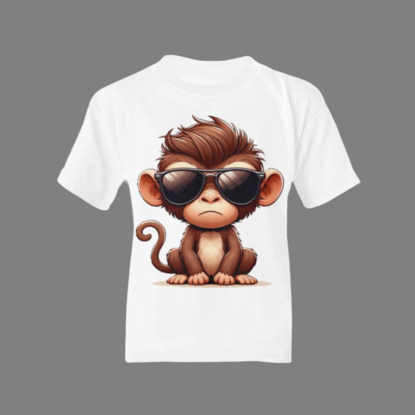Cool Monkey Young Men's/Boys Kids Print T-shirt