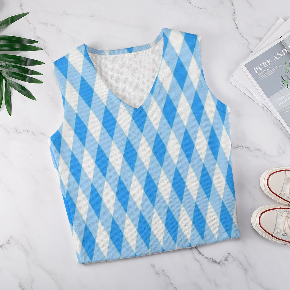 KSC's Custom Designs Women's Long Sleeve Button Knit Vest - 10 OPTIONS INSIDE