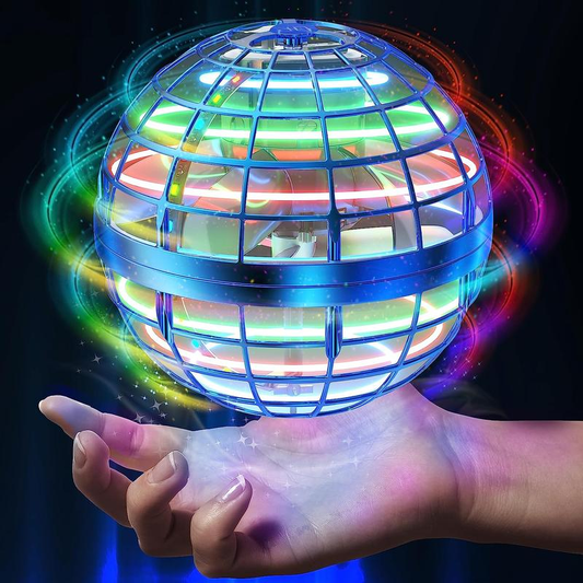Smart spinning ball luminous floating flying ball