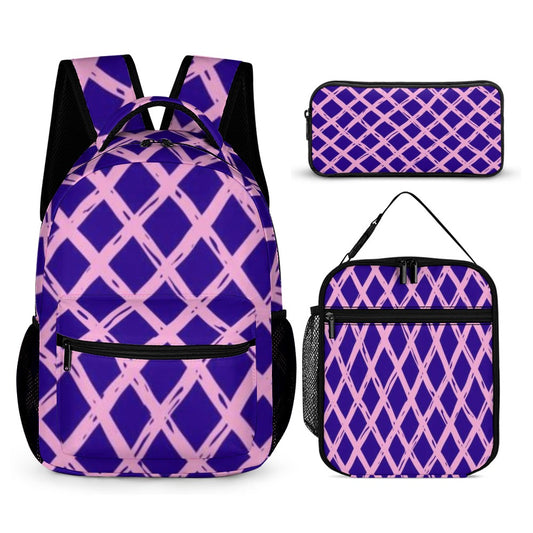 BACK TO SCHOOL BUNDLES -3PC Back To School Set - KSC's Custom Designs Back To School Sets - Backpacks, Three piece set combination Backpacks, Lunch Box, Pencil Bag/Organizer