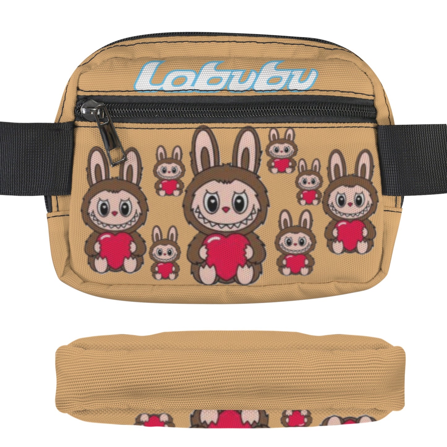 π§Έπ βHeart-Stoppingly Cute!β Labubu Love Bags β Trending Crossbody & Fanny Style for All Ages -Most Popular & Trending Cute Brown Labubu Holding Heart Cross Body Bags- Fanny Bags for Adults & Kids