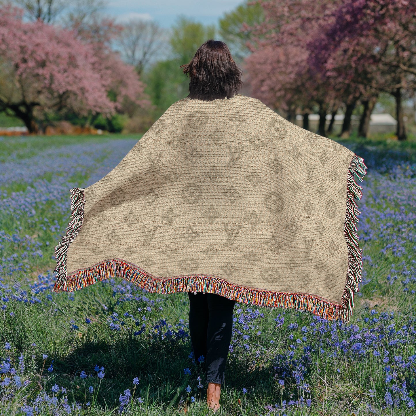 Temple Designer Heirloom Woven Blanket - Custom Designer Style