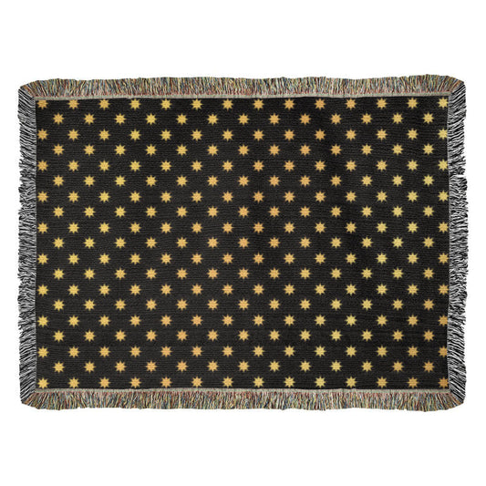 POPULAR DESIGN- Custom Designer Sun Pattern Heirloom Artwork Woven Blanket