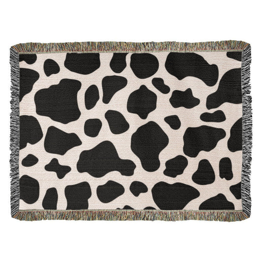 Animal Print Design Heirloom Artwork Woven Blanket