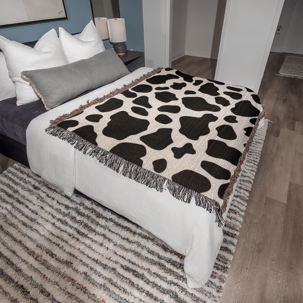 Animal Print Design Heirloom Artwork Woven Blanket