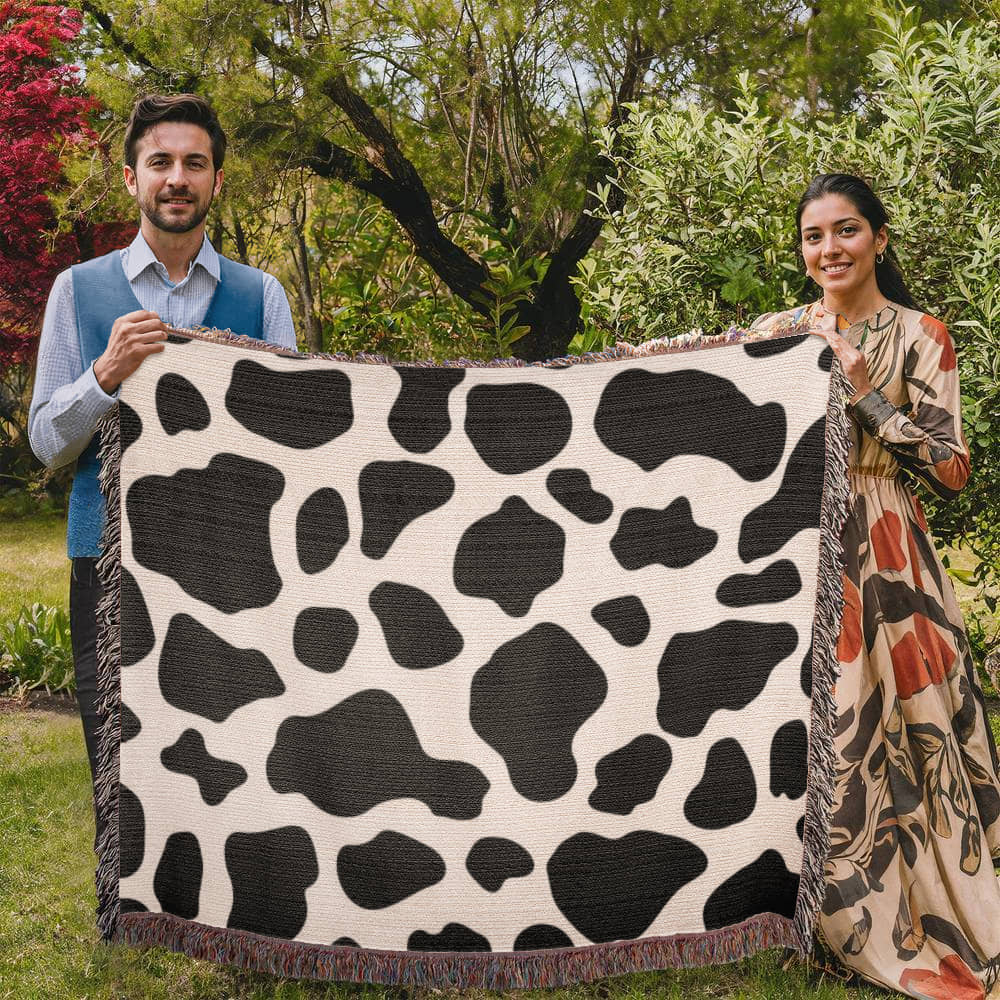Animal Print Design Heirloom Artwork Woven Blanket