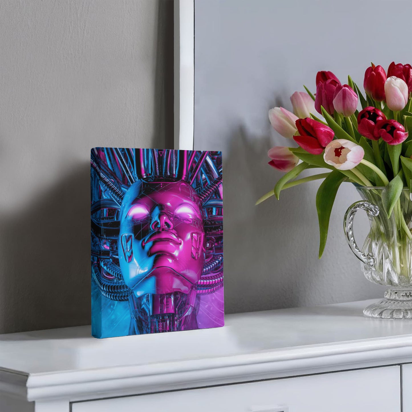 Android Alien Goddess Canvas Print