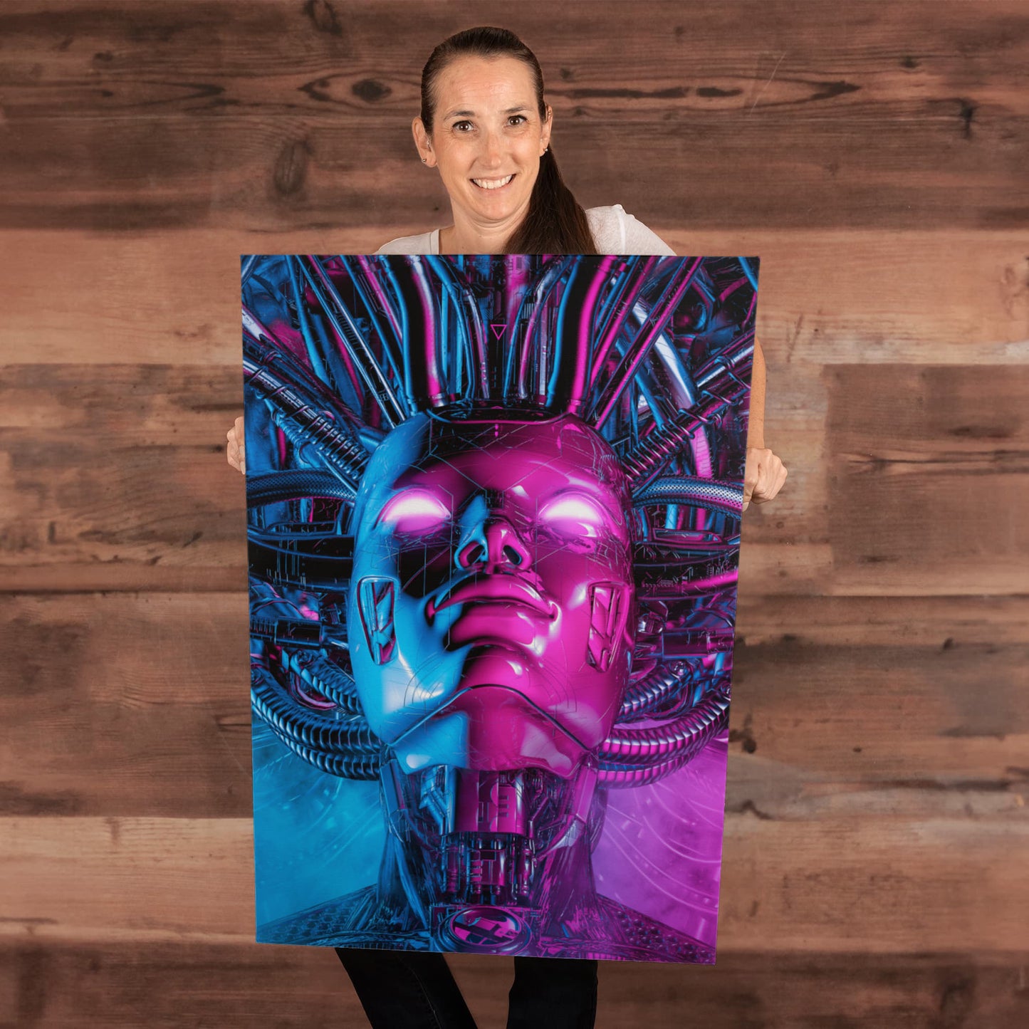 Android Alien Goddess Canvas Print
