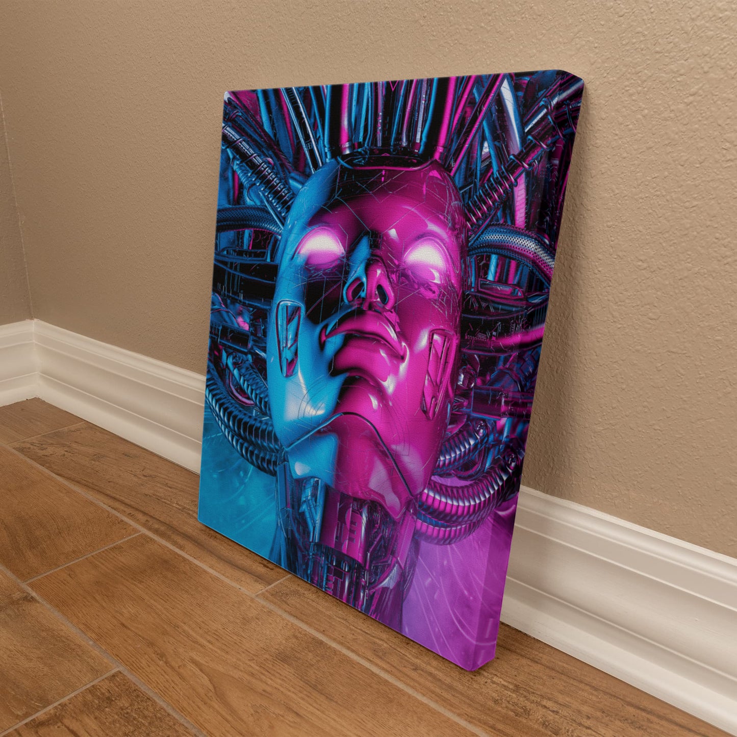 Android Alien Goddess Canvas Print