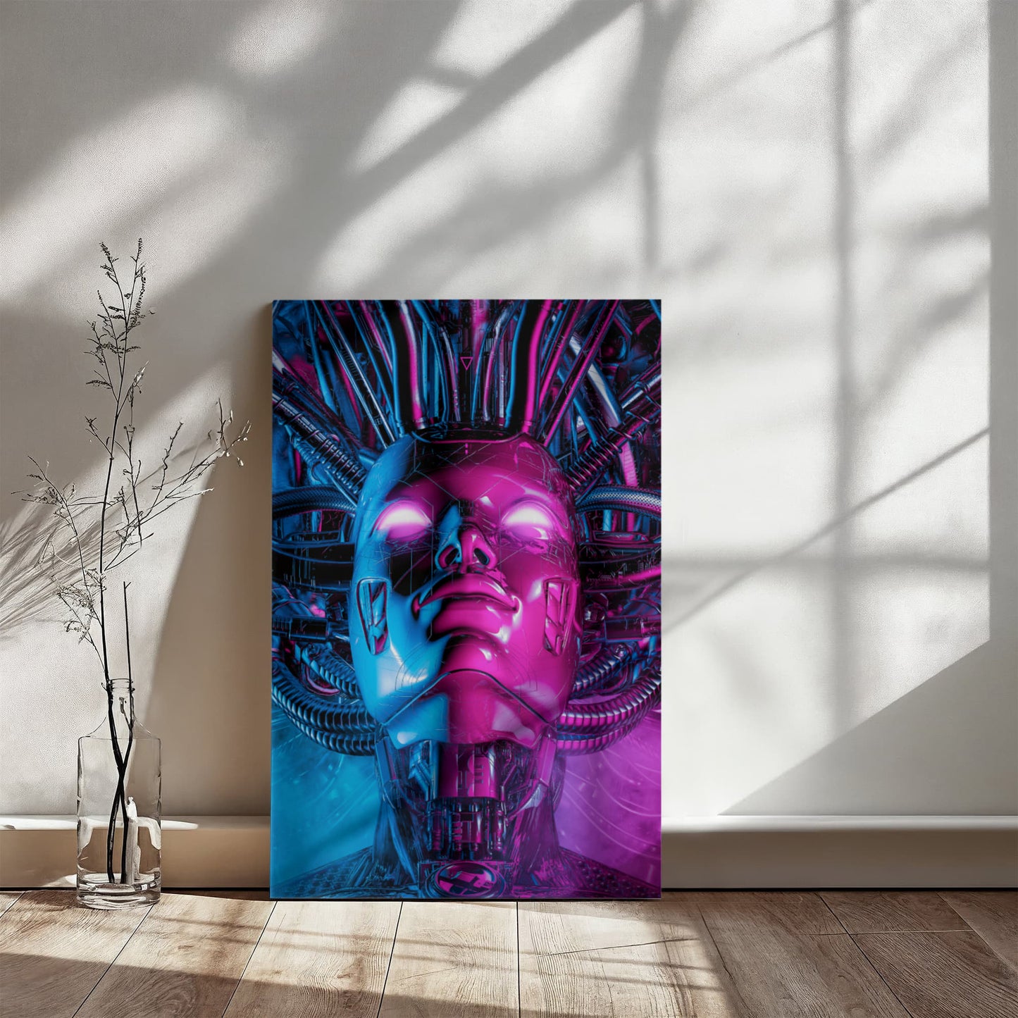Android Alien Goddess Canvas Print