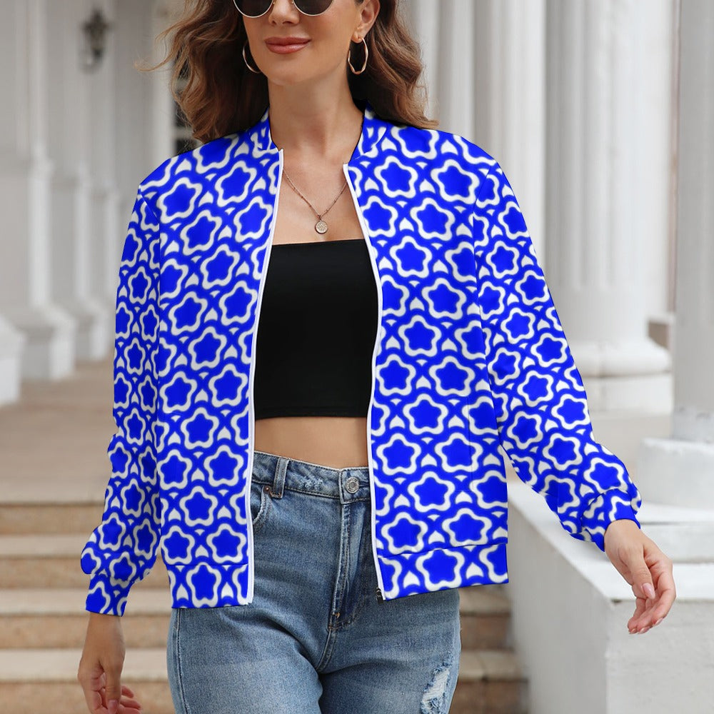 Women's Long Sleeve Zipper Jacket (10 Options) KSC's Limited Edition Designer Collections