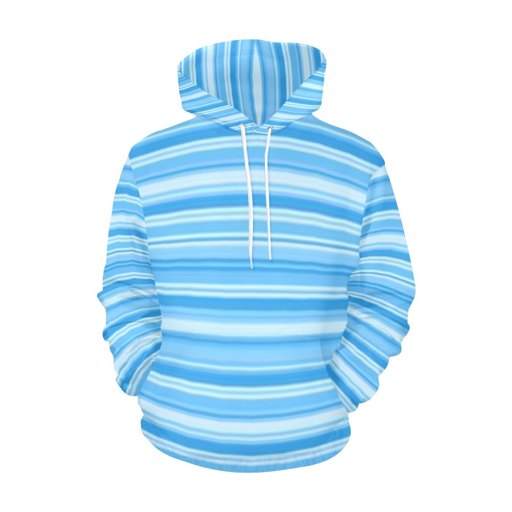 KSC's Exclusive Women's Stripe Design Hoodies Collection (10 Options) Hoodie (Model H13)