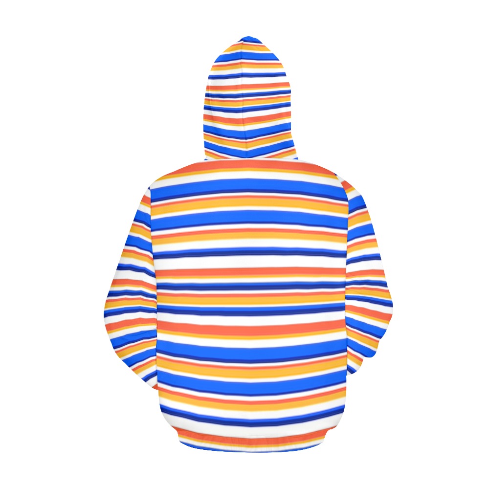 KSC's Exclusive Women's Stripe Design Hoodies Collection (10 Styles) Hoodie (Model H13)
