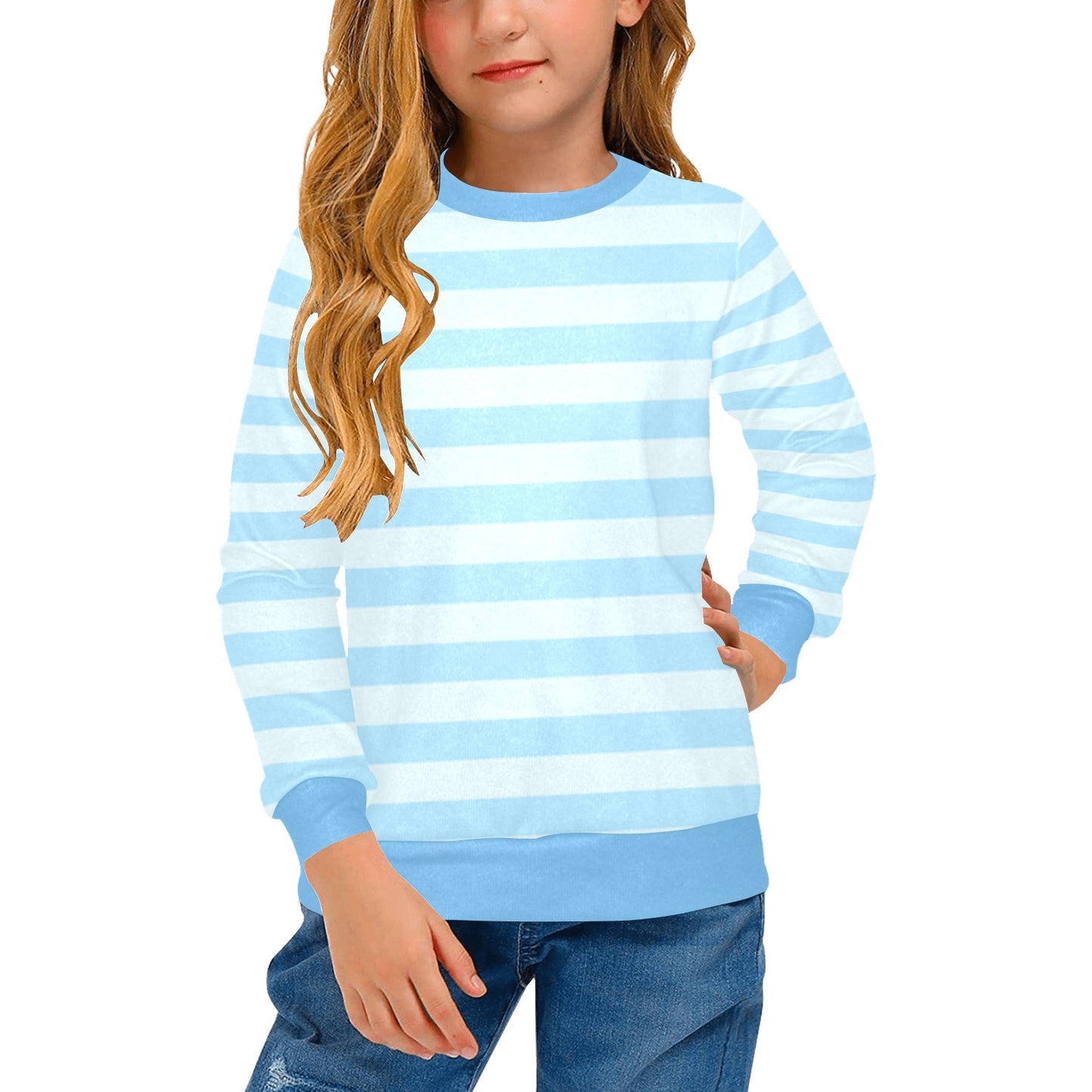 KSC's Designs Girl's Crew Neck Sweaters