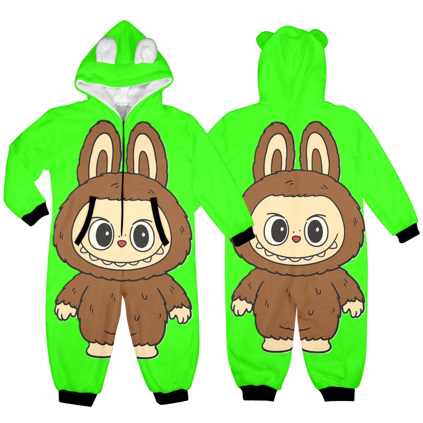 KSC's Exclusive Labubu Little Kids Onesies (2 to 7 Years Old) - Brown Bear Labubu