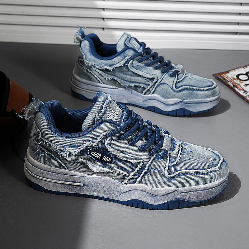 New Trendy Design Skateboard Shoes for men increase all sports skateboard shoes for men shoes trend dirty shoes for men