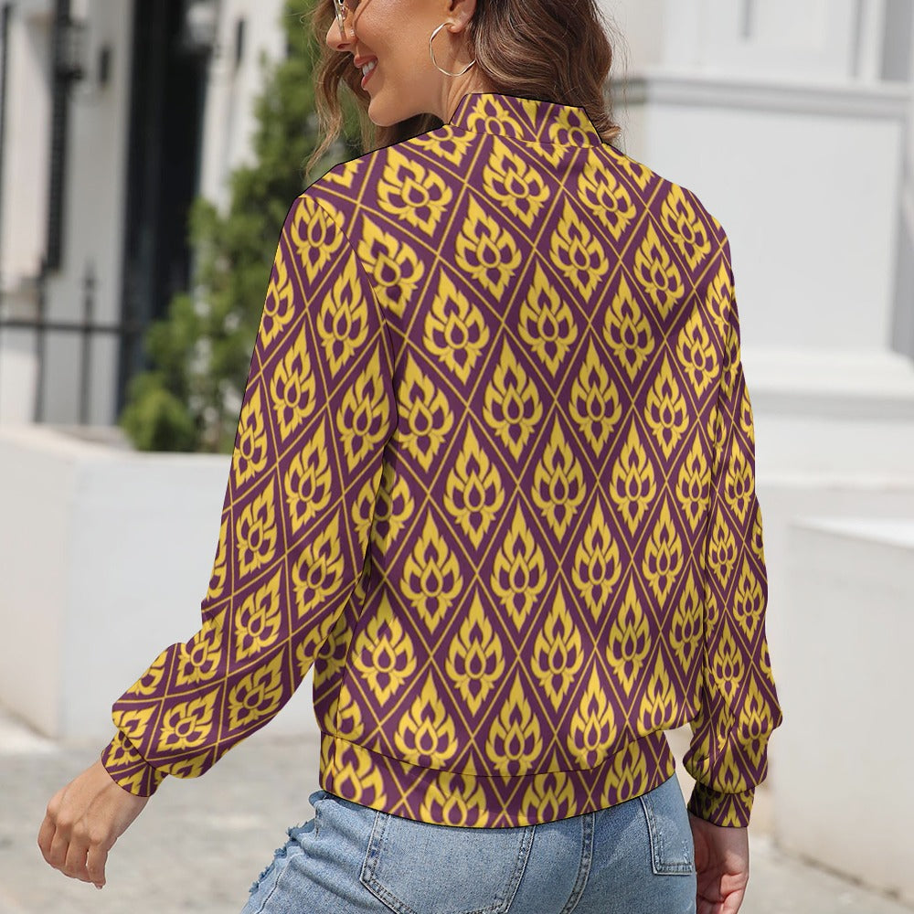 Women's Long Sleeve Zipper Jacket (10 Options) - KSC's Limited Edition Collections Designer Style