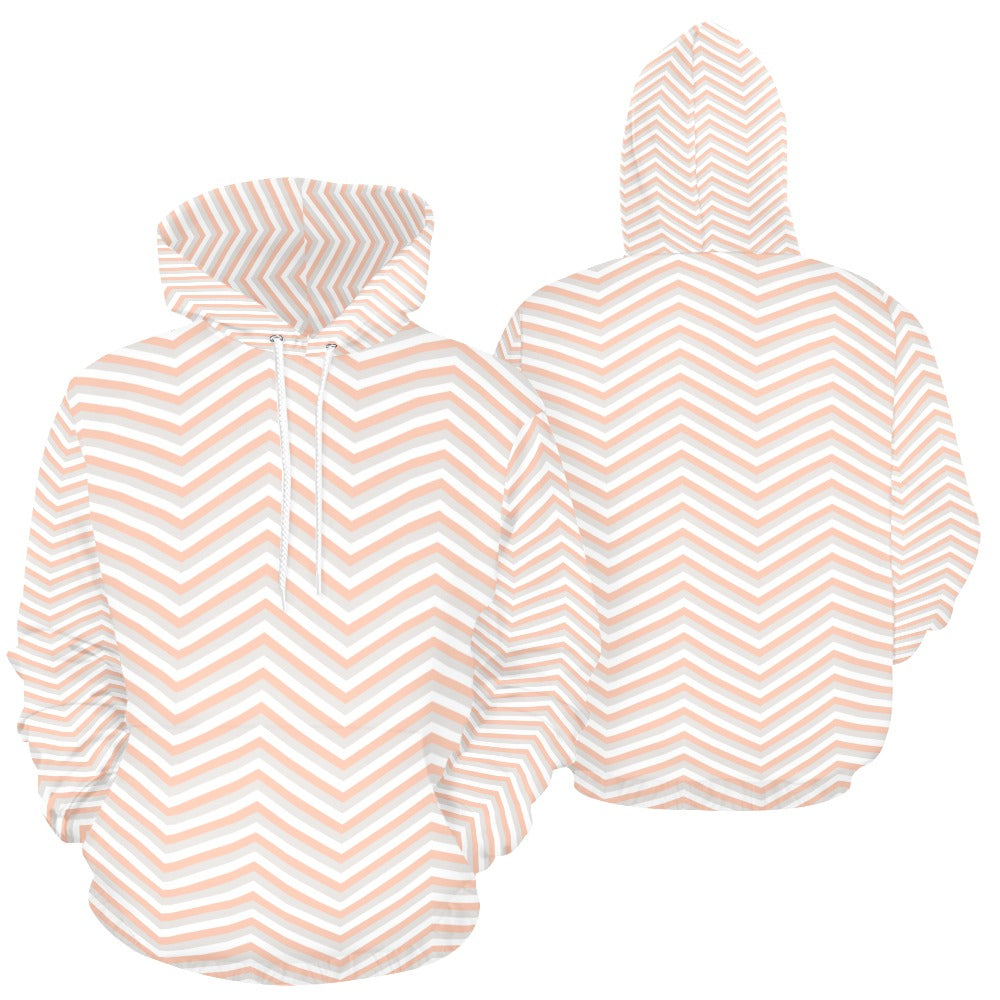 KSC's Exclusive Women's Stripe Design Hoodies Collection (10 Styles) Hoodie (Model H13)
