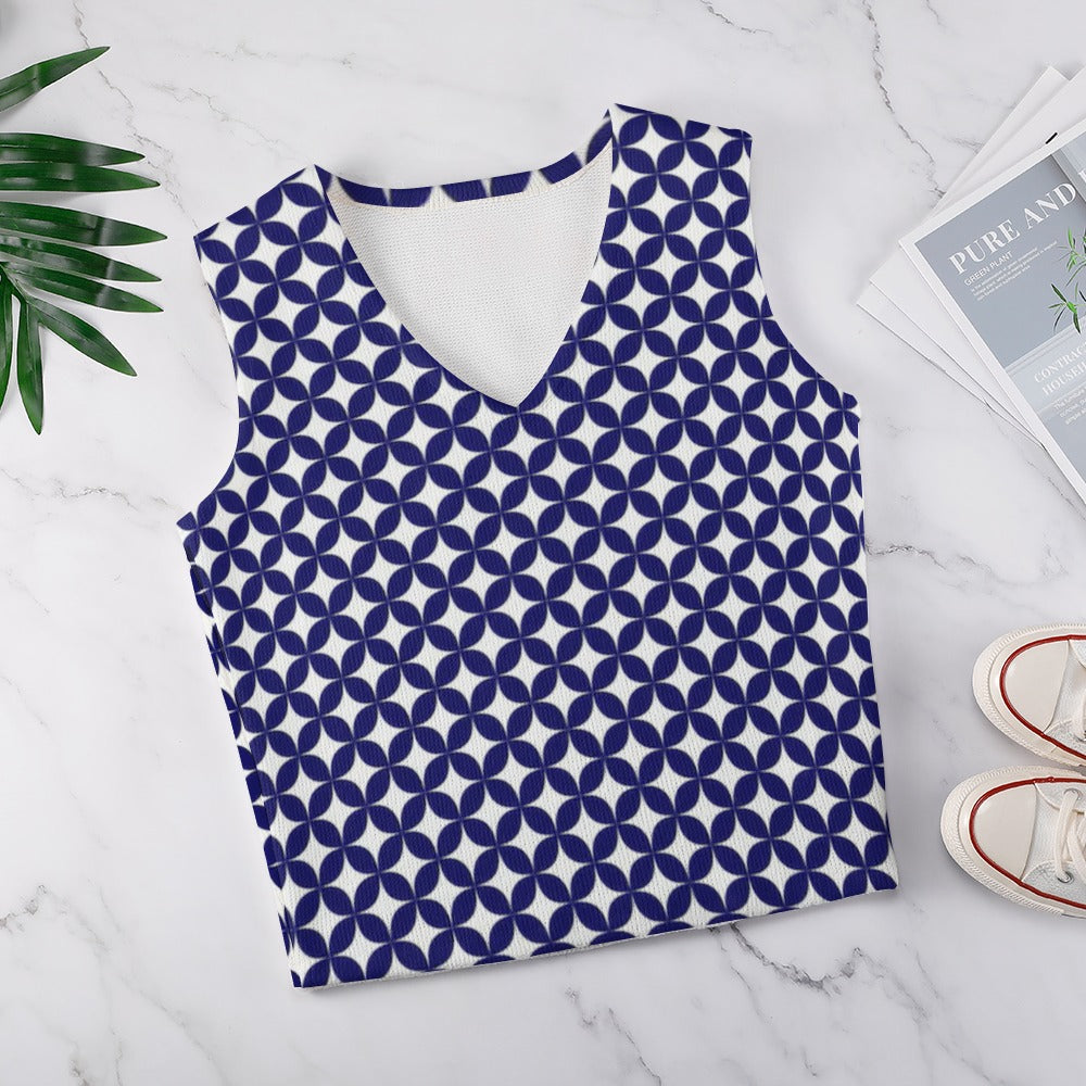 KSC's Custom Vest Designs Women's Long Sleeve Button Knit Vest - 10 OPTIONS INSIDE