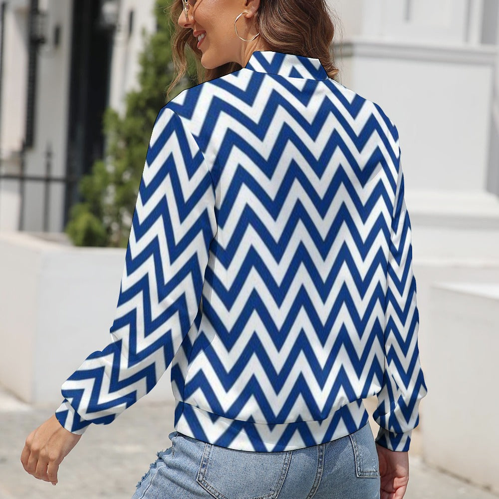 Women's Long Sleeve Zipper Jacket (10 Options) - KSC's Limited Edition Designer Collection