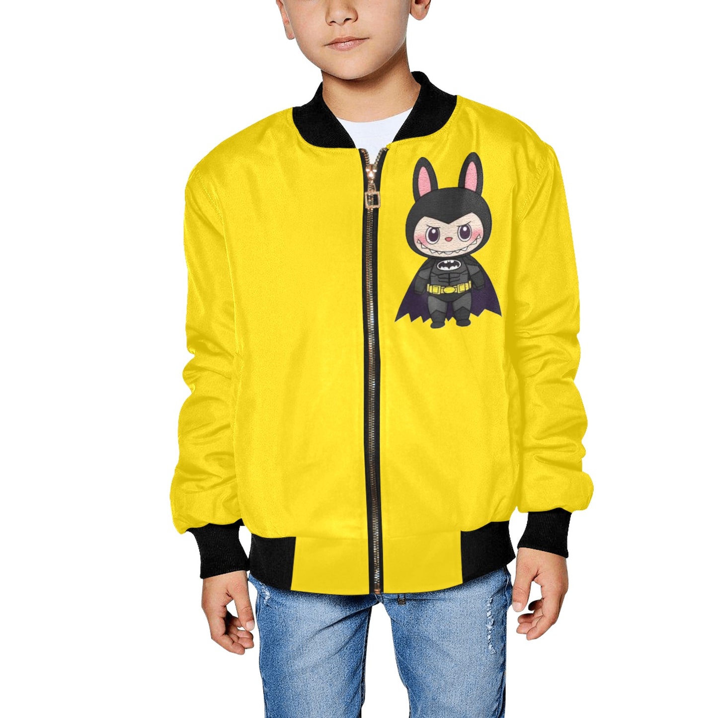 ๐งฅ๐ฅ โToo Cool for Recess!โ Labubu Kidโs Bomber Jacket - Kid's Bomber Jacket