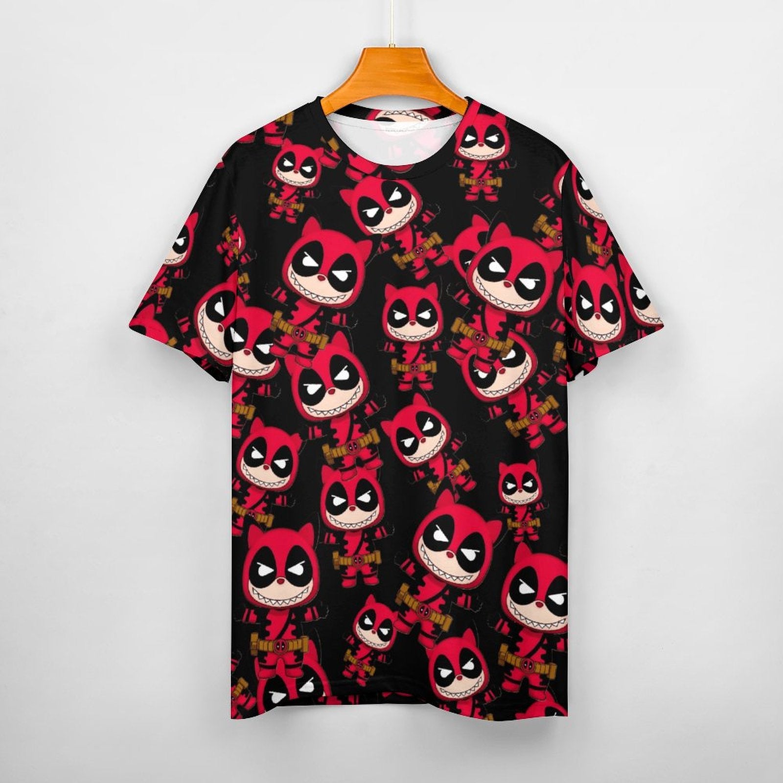KSC's Exclusive Labubu Deadpool Men's Cotton T-Shirt