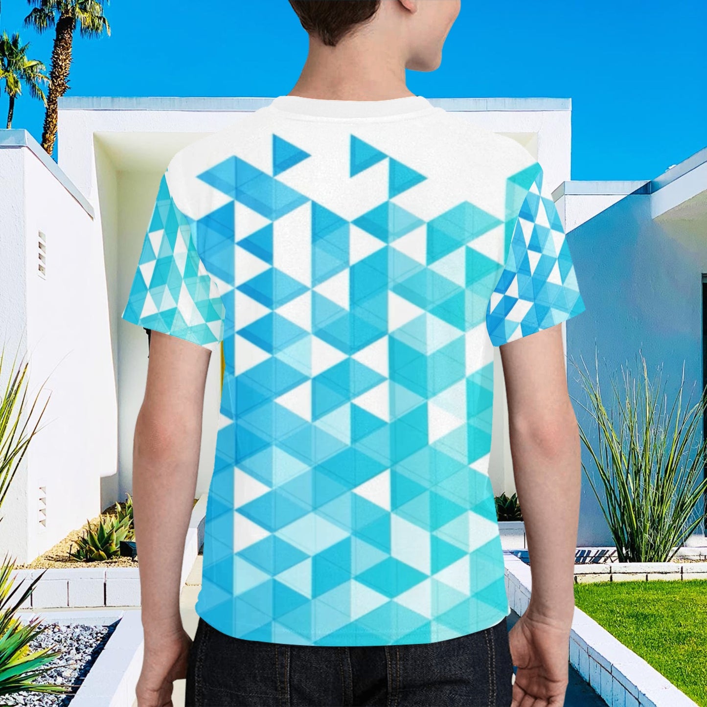 KSC's Exclusive Kids Designs- Young Men's/Boys Kids' All Over Print T-shirt Kids Print T-shirt