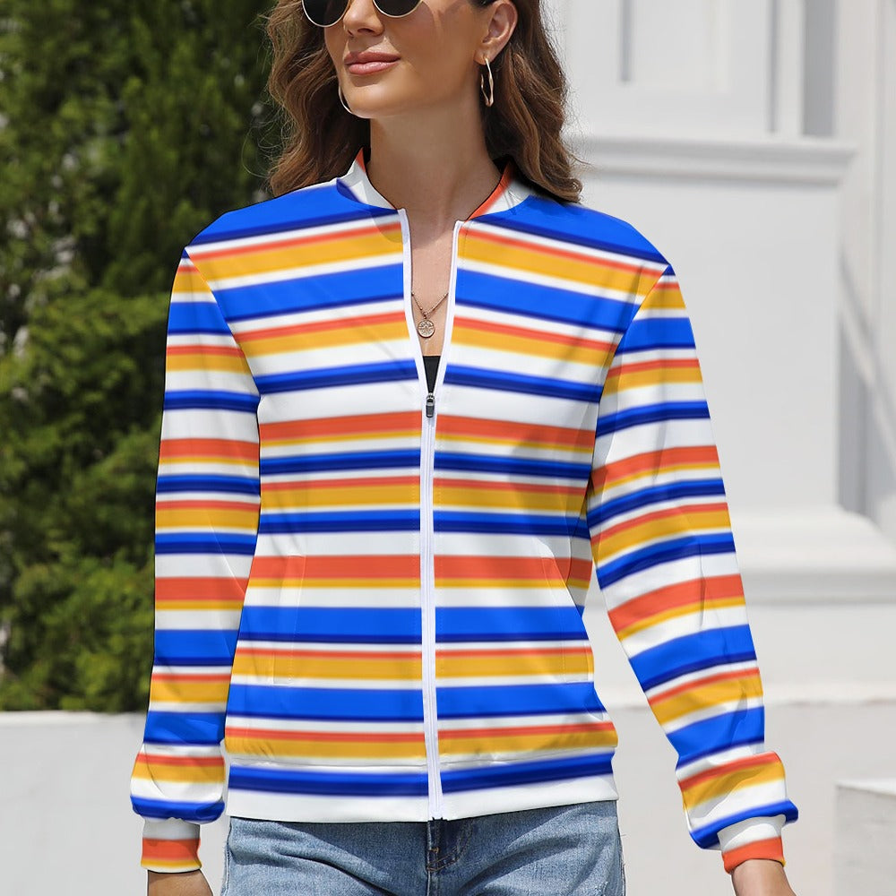 Women's Long Sleeve Zipper Jacket (10 Options) - KSC's Limited Edition Designer Collection