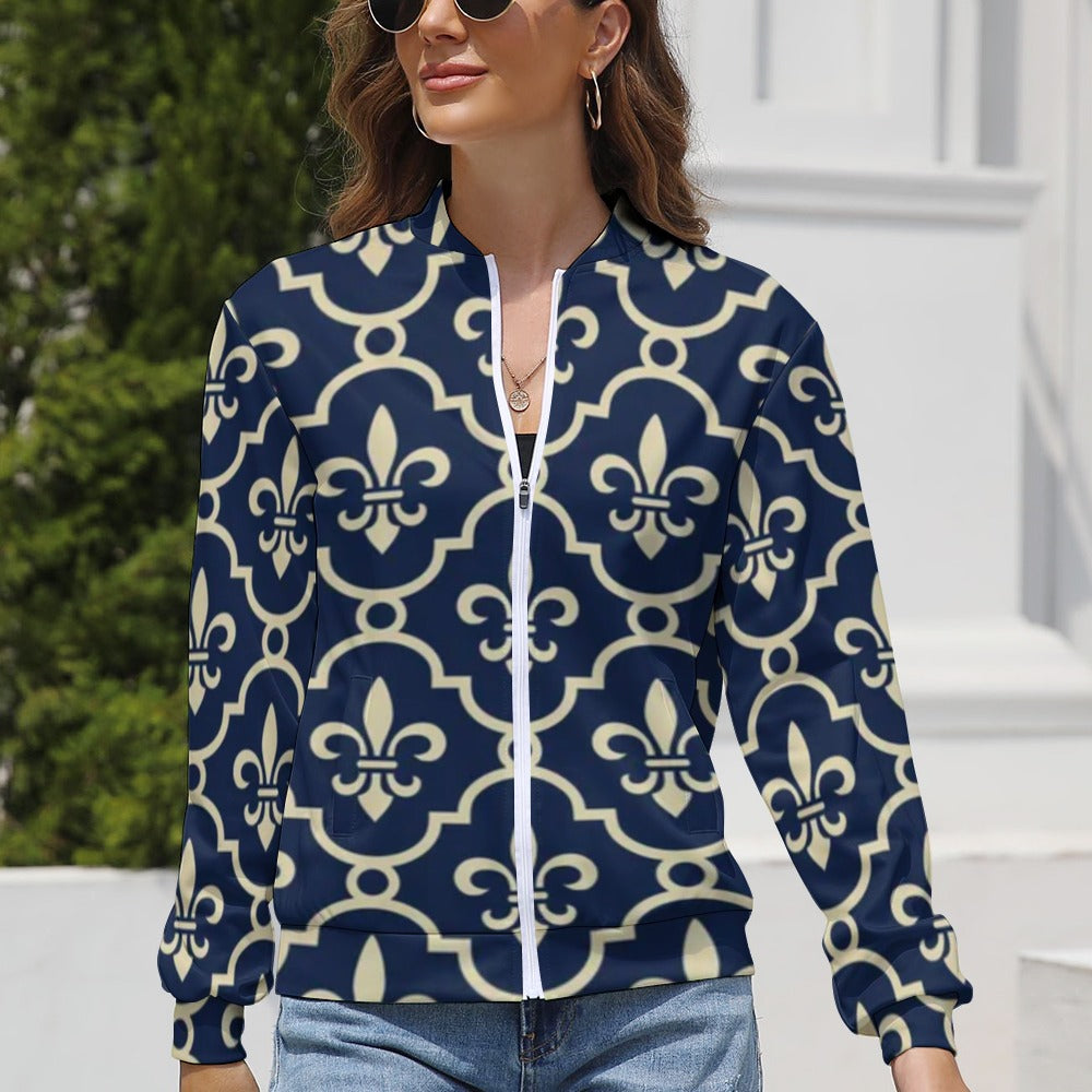 Women's Long Sleeve Zipper Jacket (10 Options) KSC's Limited Edition Designer Collections
