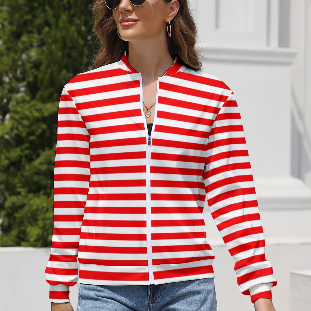 Women's Long Sleeve Zipper Jacket (10 Options) - KSC's Limited Edition Designer Collection
