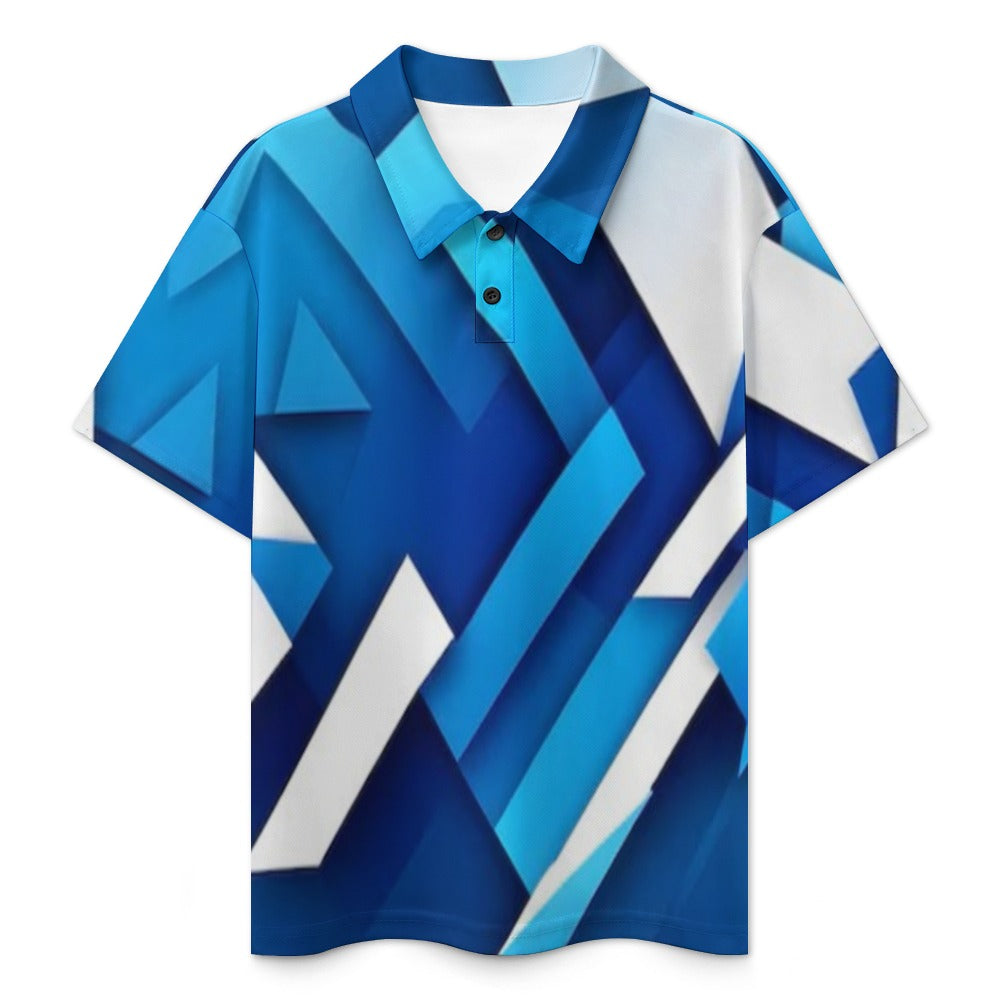 KSC's Exclusive Kids Designs- Young Men's/Boys New Kid's Shoulder buttoned polo shirt