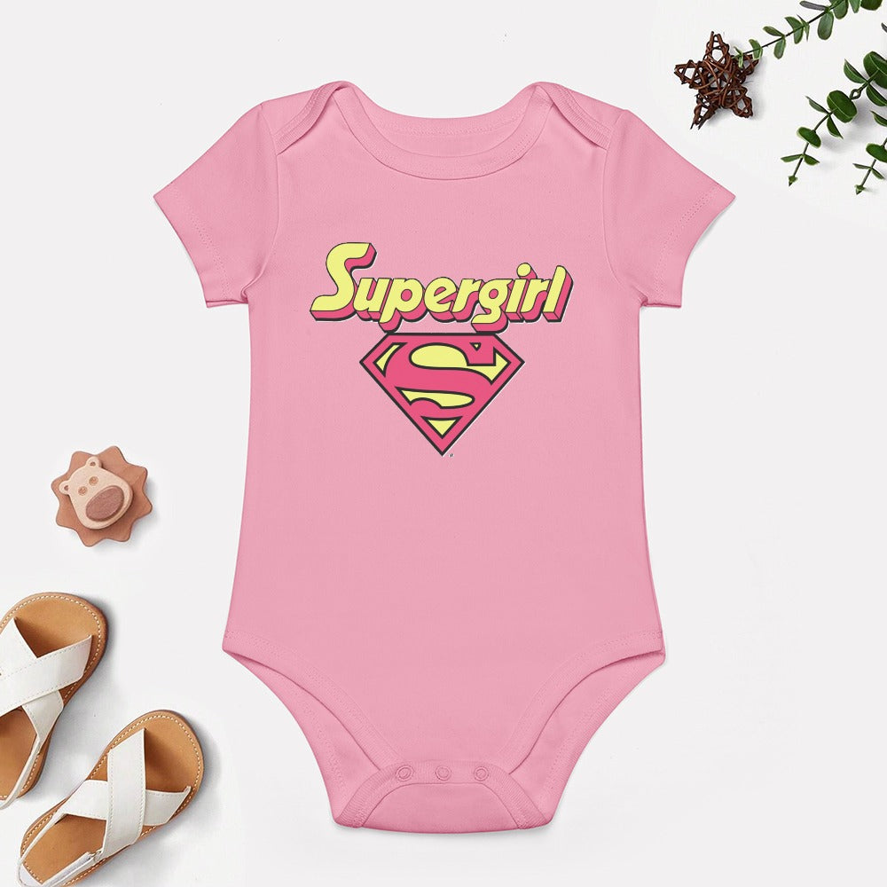 BABY GIRL CLOTHING CARTOON PRINT DESIGNS GIRL Short -Sleeve Baby's Bodysuit - CARTOON PRINTS