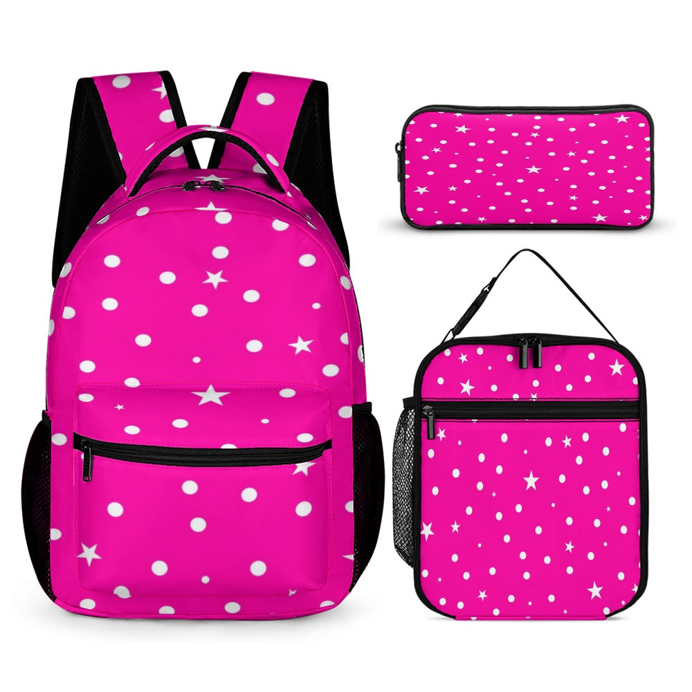 Back to School Bundles - 3PC Back To School Set - KSC's Custom Designs Back To School Sets - Backpacks, Three piece set combination Backpacks, Lunch Box, Pencil Bag/Organizer