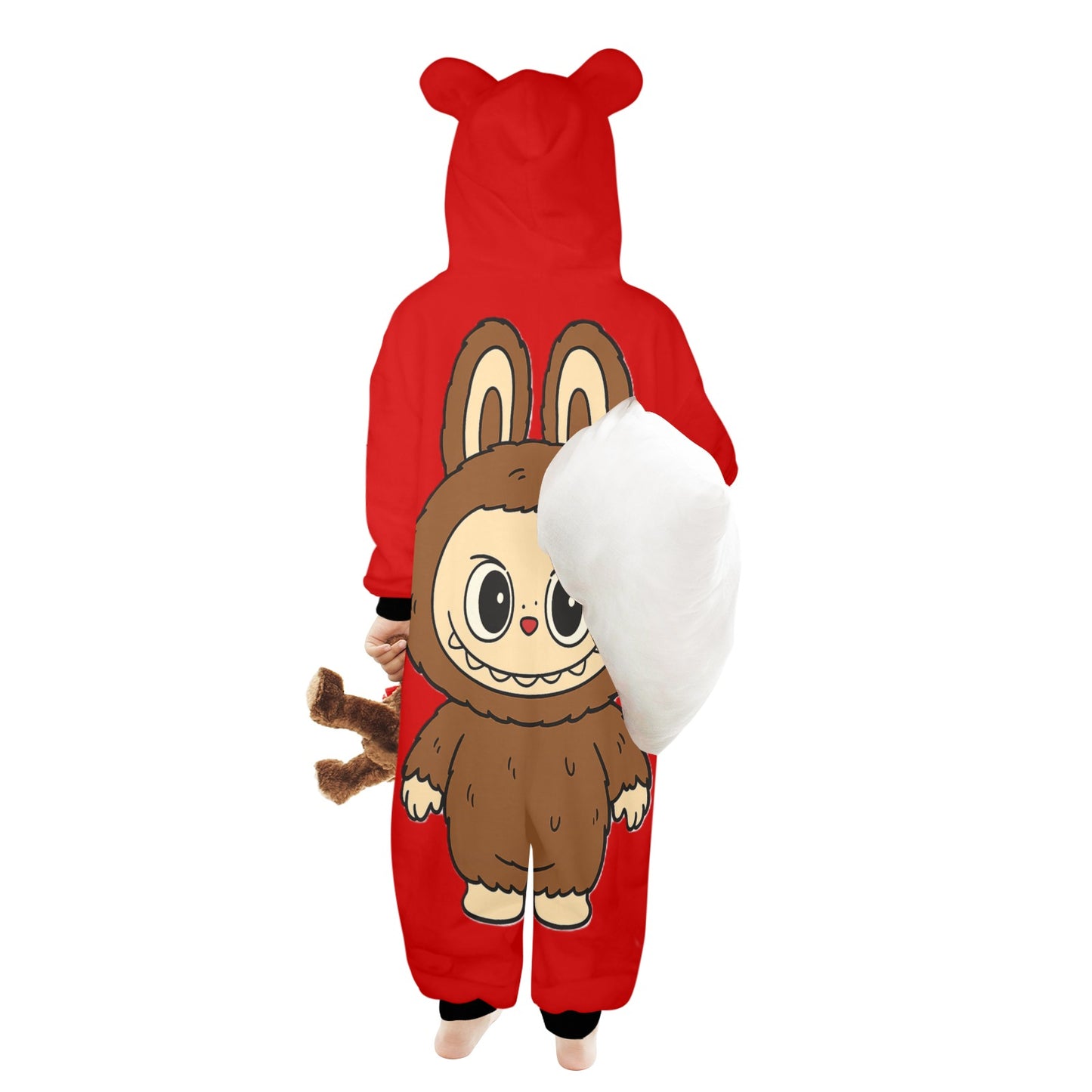 KSC's Exclusive Labubu Little Kids Onesies (2 to 7 Years Old) - Brown Bear Labubu