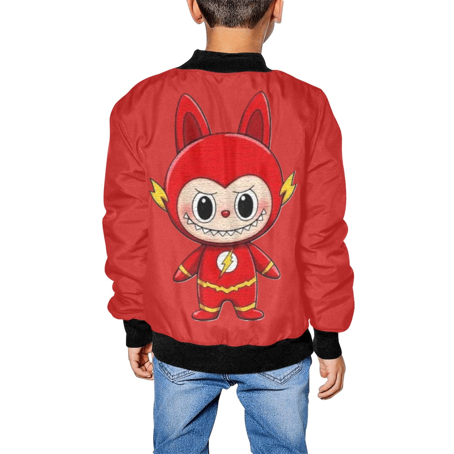 ๐งฅ๐ฅ โToo Cool for Recess!โ Labubu Kidโs Bomber Jacket - Kid's Bomber Jacket
