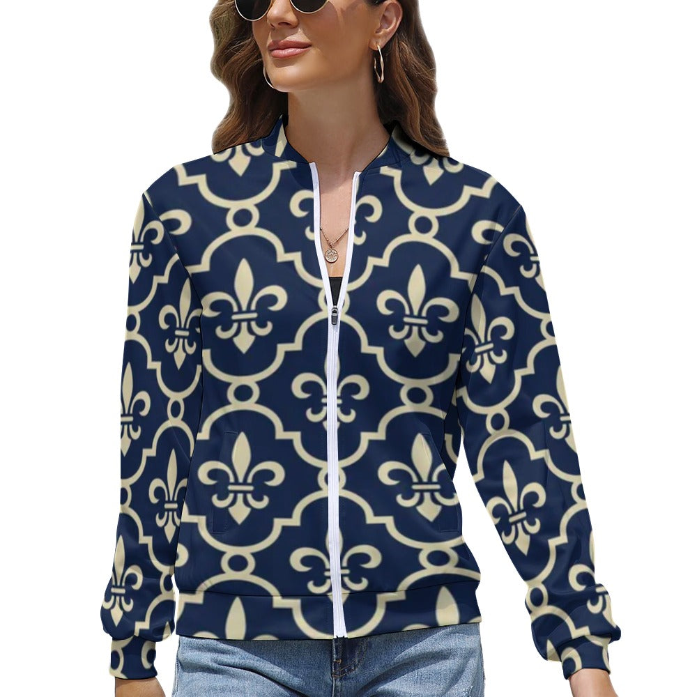 Women's Long Sleeve Zipper Jacket (10 Options) KSC's Limited Edition Designer Collections