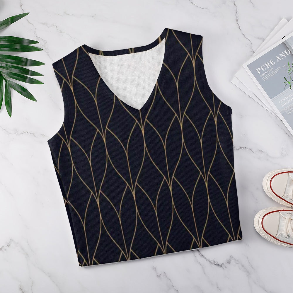 KSC's Custom Vest Designs Women's Long Sleeve Button Knit Vest - 10 OPTIONS INSIDE