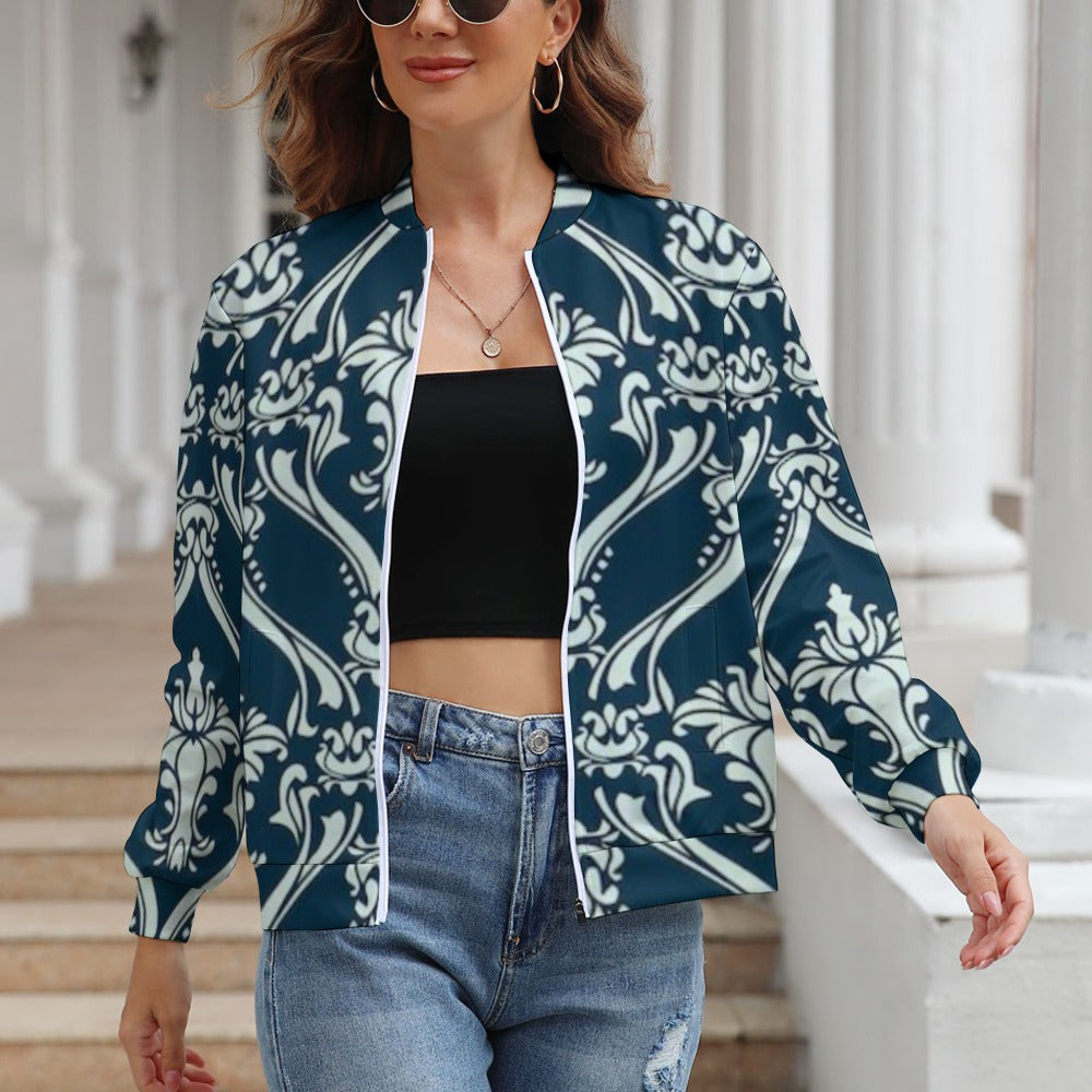 Women's Long Sleeve Zipper Jacket (10 Options) KSC's Limited Edition Designer Collections