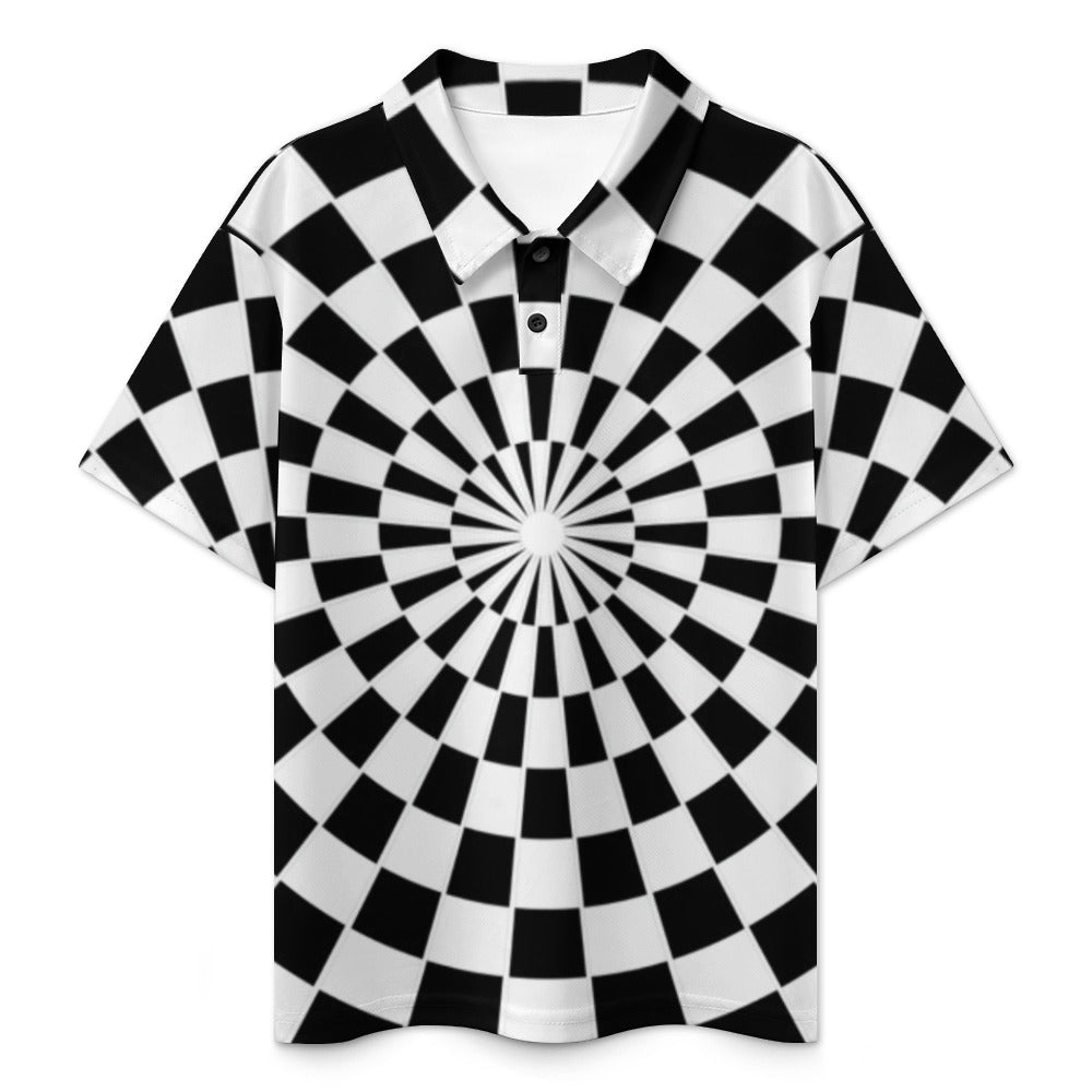 KSC's Exclusive Kids Designs- Young Men's/Boys New Kid's Shoulder buttoned polo shirt