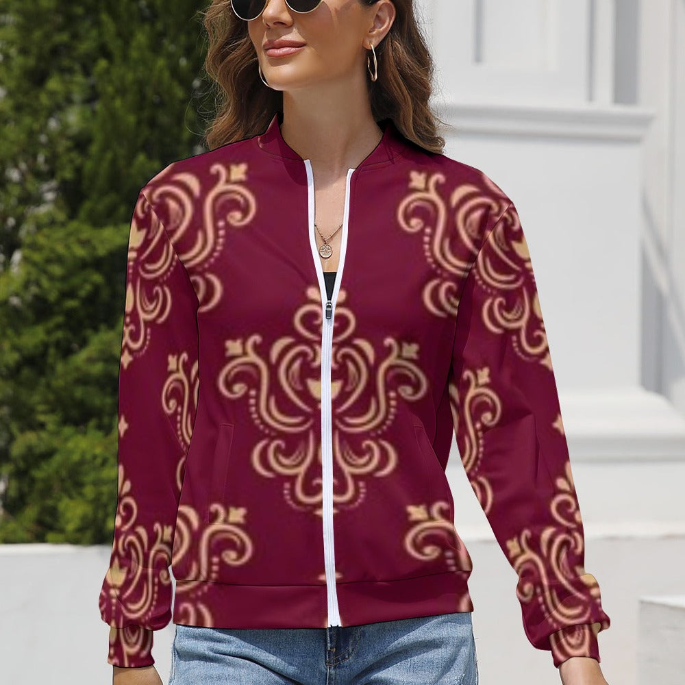 Women's Long Sleeve Zipper Jacket (10 Options) KSC's Limited Edition Designer Collections