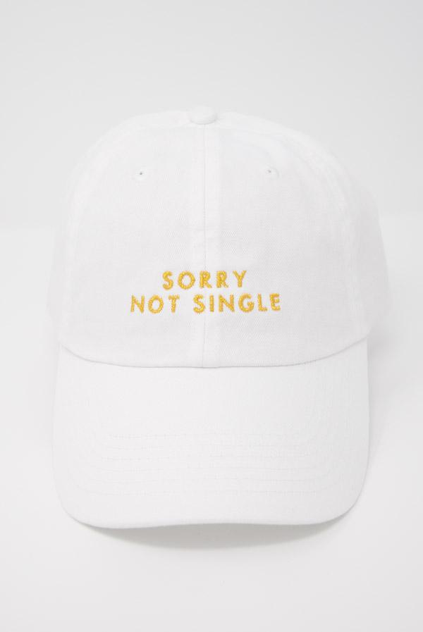 Sorry Not Single Fashion Ball Caps | Sorry Not Sorry Fashion Ball Caps