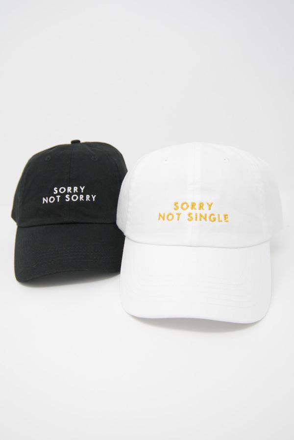 Sorry Not Single Fashion Ball Caps | Sorry Not Sorry Fashion Ball Caps