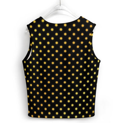 KSC's Custom Designs Women's Long Sleeve Button Knit Vest - 10 OPTIONS INSIDE