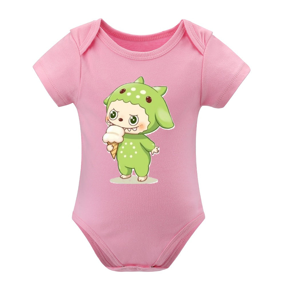 KSC's BABY LABUBU BODYSUIT -Short -Sleeve Baby's Bodysuit