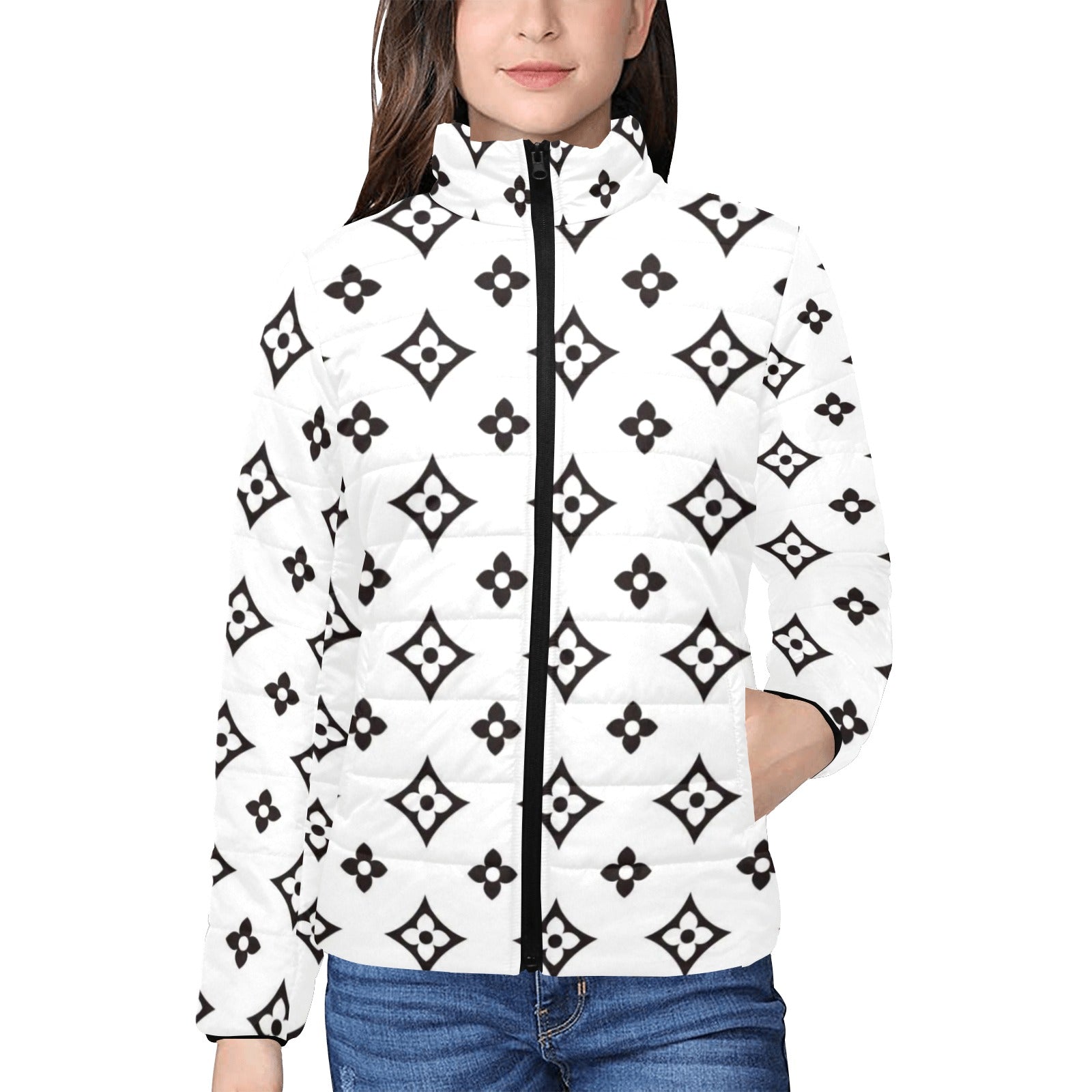 KSC's Exclusive  Women's Stand Collar Padded Jackets (10) Designs/Styles - Women's stand collar padded jacket(H41)